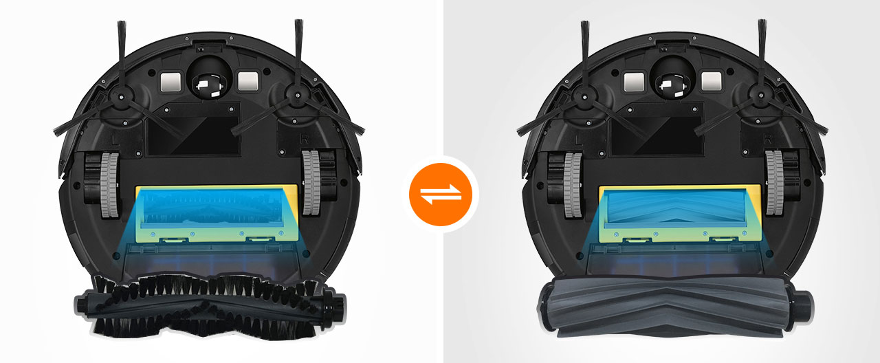 601_Bristle Brush & Rubber Brush